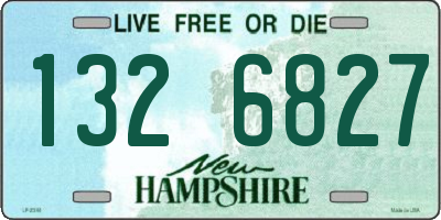 NH license plate 1326827