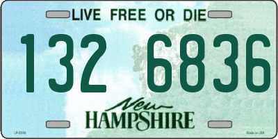 NH license plate 1326836