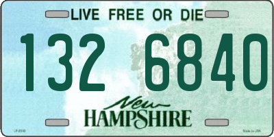 NH license plate 1326840