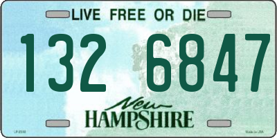 NH license plate 1326847