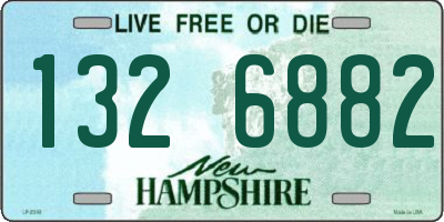 NH license plate 1326882