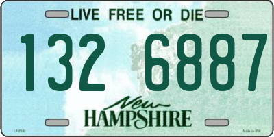 NH license plate 1326887