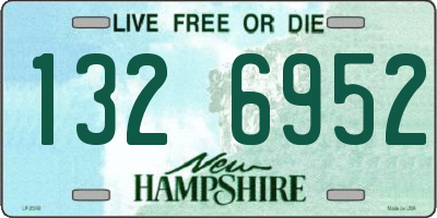 NH license plate 1326952