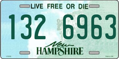NH license plate 1326963
