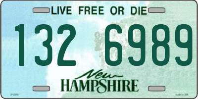 NH license plate 1326989