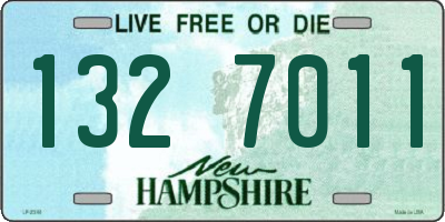 NH license plate 1327011