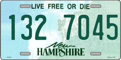 NH license plate 1327045