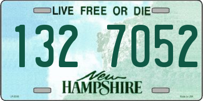 NH license plate 1327052