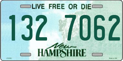 NH license plate 1327062