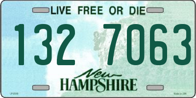 NH license plate 1327063