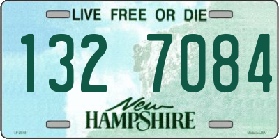 NH license plate 1327084