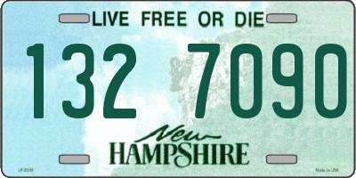 NH license plate 1327090