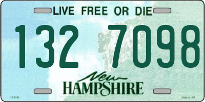 NH license plate 1327098