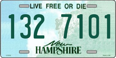NH license plate 1327101