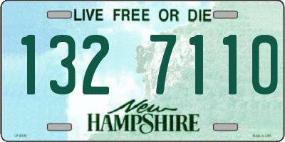NH license plate 1327110