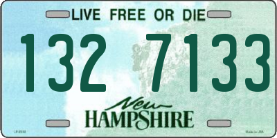 NH license plate 1327133