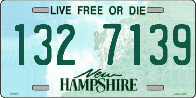 NH license plate 1327139