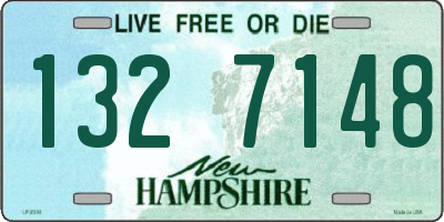 NH license plate 1327148