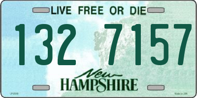 NH license plate 1327157