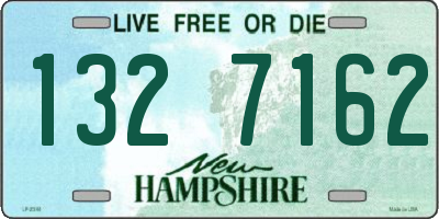 NH license plate 1327162