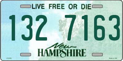 NH license plate 1327163