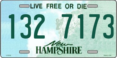 NH license plate 1327173