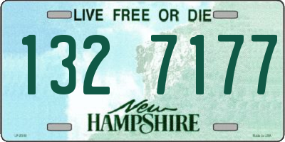 NH license plate 1327177