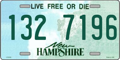 NH license plate 1327196