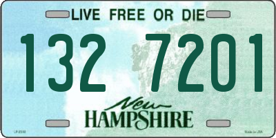 NH license plate 1327201