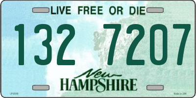 NH license plate 1327207