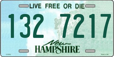 NH license plate 1327217