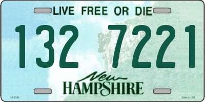 NH license plate 1327221