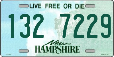 NH license plate 1327229