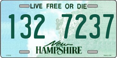NH license plate 1327237