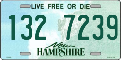 NH license plate 1327239