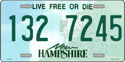 NH license plate 1327245