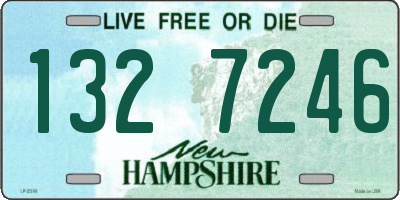 NH license plate 1327246