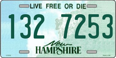 NH license plate 1327253