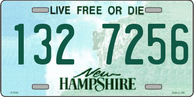 NH license plate 1327256