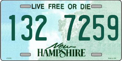 NH license plate 1327259