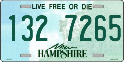 NH license plate 1327265