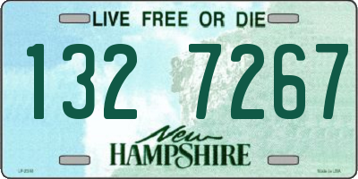 NH license plate 1327267