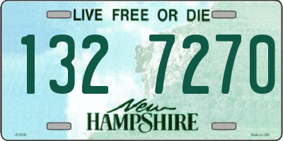 NH license plate 1327270