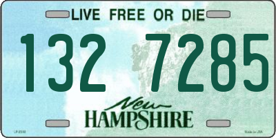 NH license plate 1327285
