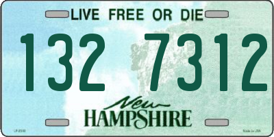 NH license plate 1327312
