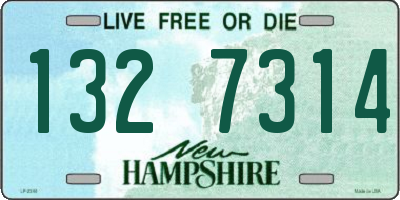 NH license plate 1327314