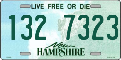 NH license plate 1327323