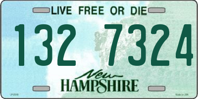 NH license plate 1327324