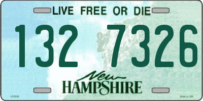 NH license plate 1327326