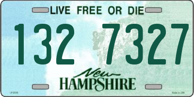 NH license plate 1327327
